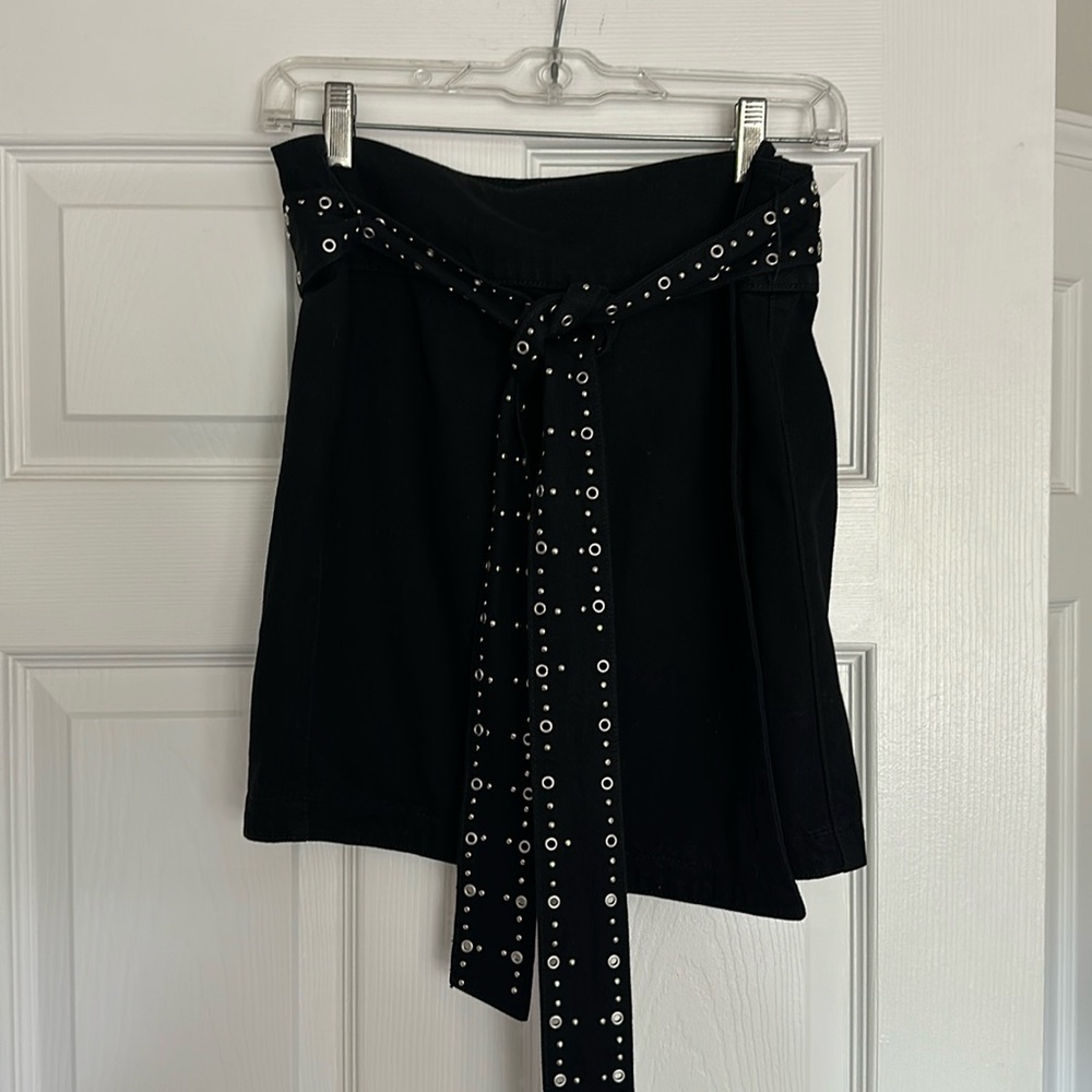 ROSIE HW PAIGE Wrap Skirt with Grommet Belt
